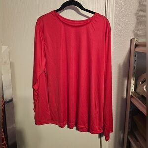 Athletic Works Vibrant Fuchsia Women's Long Sleeve Tee